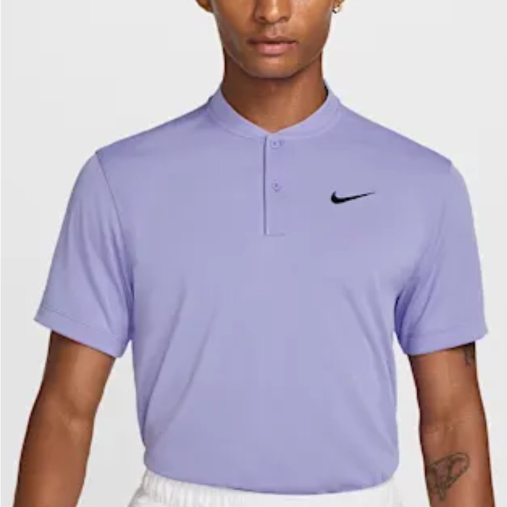 Nike Men's Purple Tennis Polo Shirt